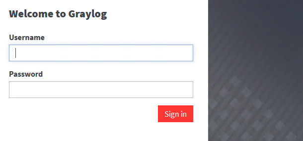 веб интерфейс Graylog