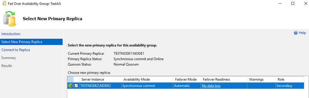 sql server No data loss 