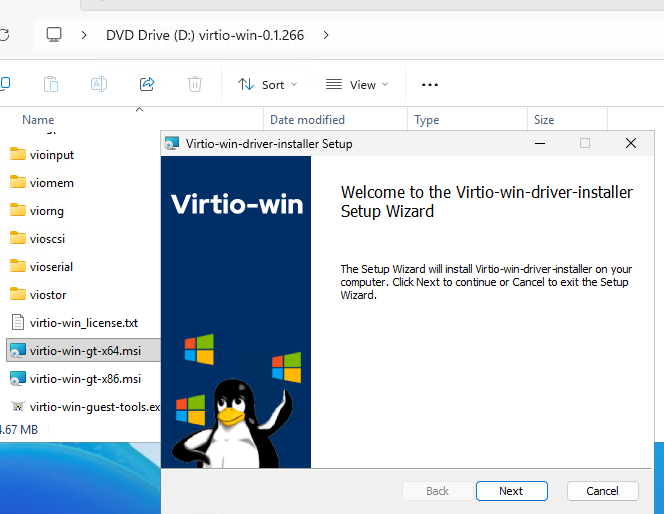 установка virtio-win-driver 