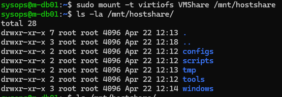 mount virtiofs в linux
