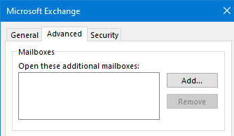 дополнительные ящики в outlook