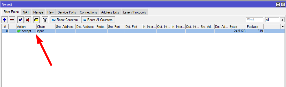 Правило established related untracked в MikroTik RouterOS
