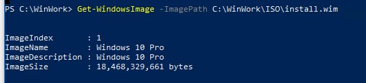 Get-WindowsImage список редакций в wim образе windows