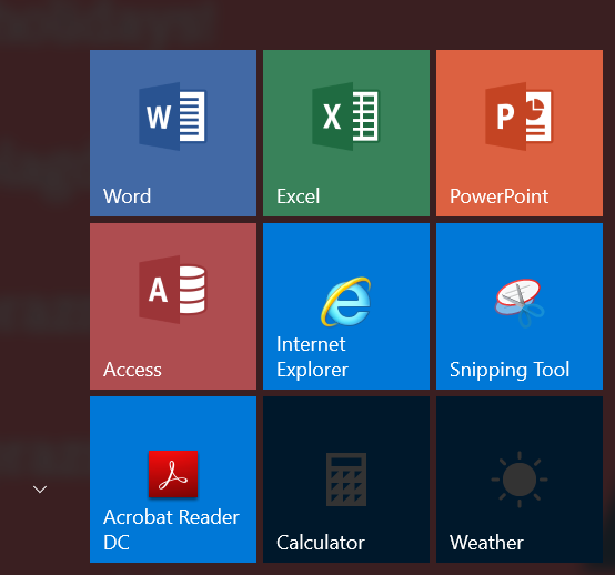 Меню Пуск не отвечает в Windows Server 2016